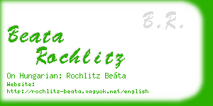 beata rochlitz business card